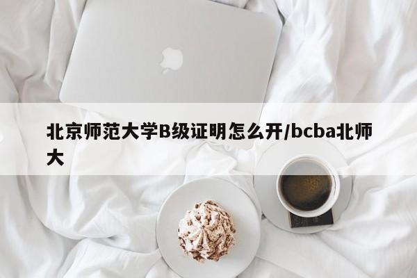 北京师范大学B级证明怎么开/bcba北师大